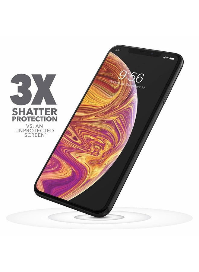 InvisibleShield - Tempered Glass Privacy Screen Protector For Apple iPhone XR Black - Image 1