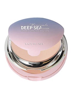 L'CHEAR Deep Sea Minerals Two-Way Cake Face Powder Ivory White/Natural Color  - Image 3
