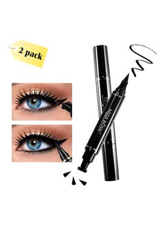 Miss Rose Dual Professional Waterproof Liquid Eyeliner Black  - Image 3