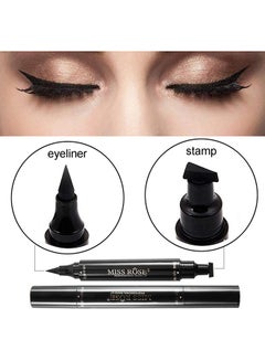Miss Rose Dual Professional Waterproof Liquid Eyeliner Black  - Image 4