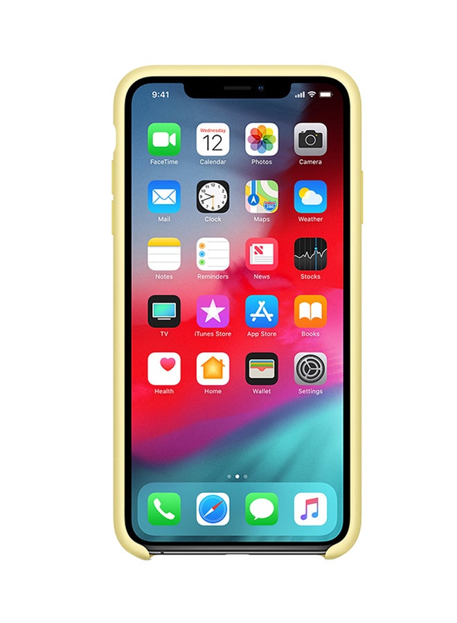 إينيكس غطاء حماية واقٍ خلفي لهاتف أبل آيفون XR أصفر - Image 2