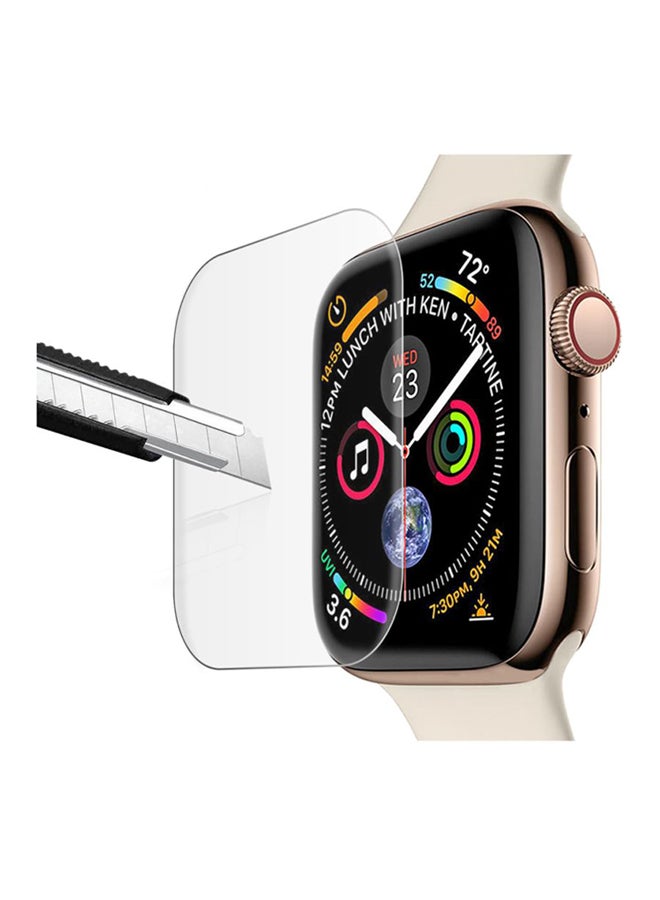 Kingstore Tempered Glass Screen Protector For Apple iWatch Series 4 Clear - Image 4