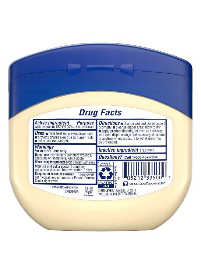 Vaseline 4-Piece Pure Petroleum Jelly Cream white/blue 368grams  - Image 2