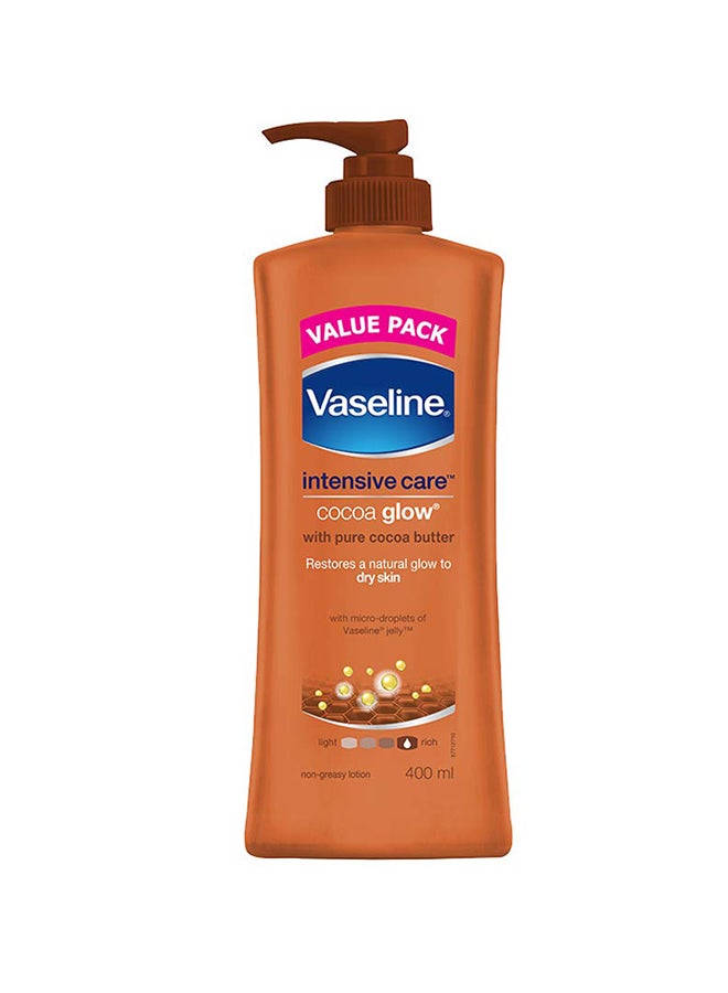 Vaseline Intensive Care Cocoa Glow Body Lotion brown 400ml - Image 1