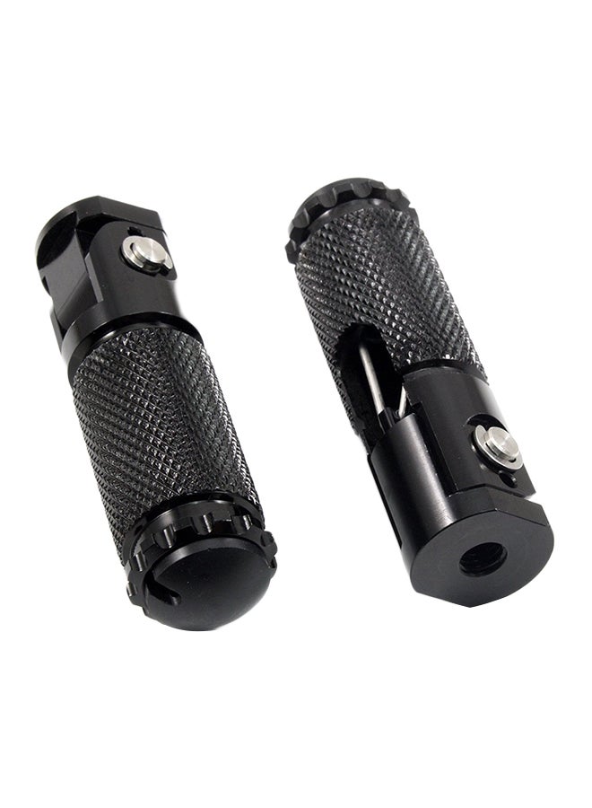 Generic 2-Piece Universal Motorcycle Folding Footrest  - Image 1