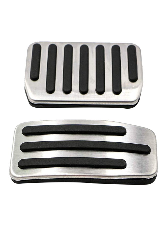Generic 2-Piece Anti-Slip Brake Pedal Cover For Tesla Model 3  - Image 1