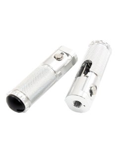 Generic 2-Piece Universal Motorcycle Folding Footrest  - Image 1