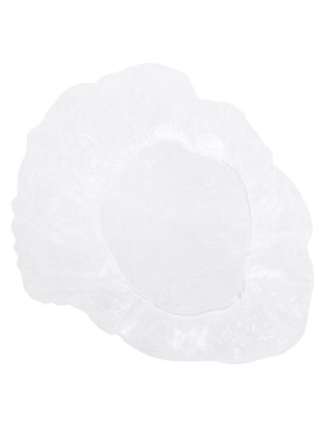 Generic 100-Piece Disposable Shower Hair Cap Set White