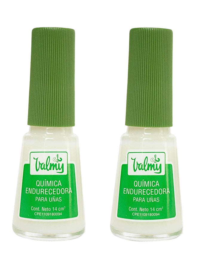 VALMY Pack Of 2 Quimica Endurecedora Nail Hardener Clear - Image 1