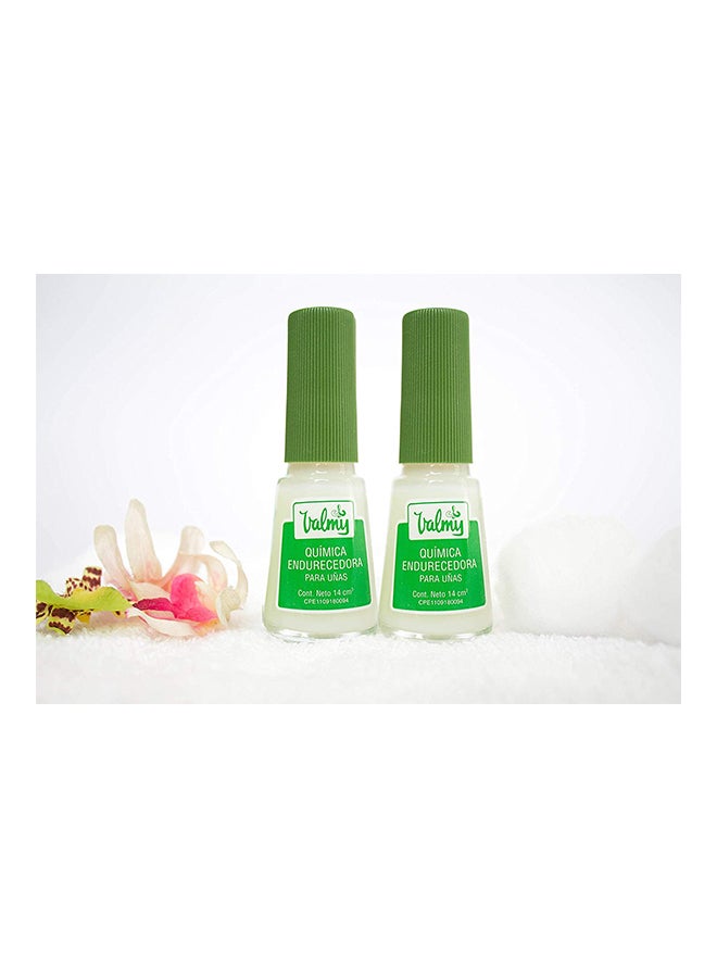 VALMY Pack Of 2 Quimica Endurecedora Nail Hardener Clear - Image 3