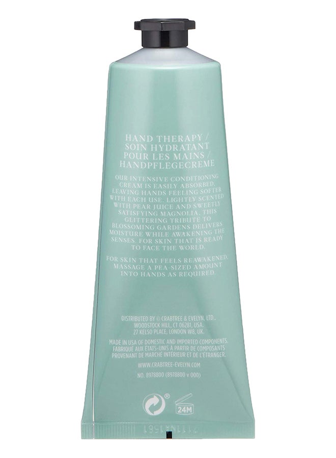 Crabtree & Evelyn Pear And Pink Magnolia Uplifting Hand Therapy 100ml - Image 2
