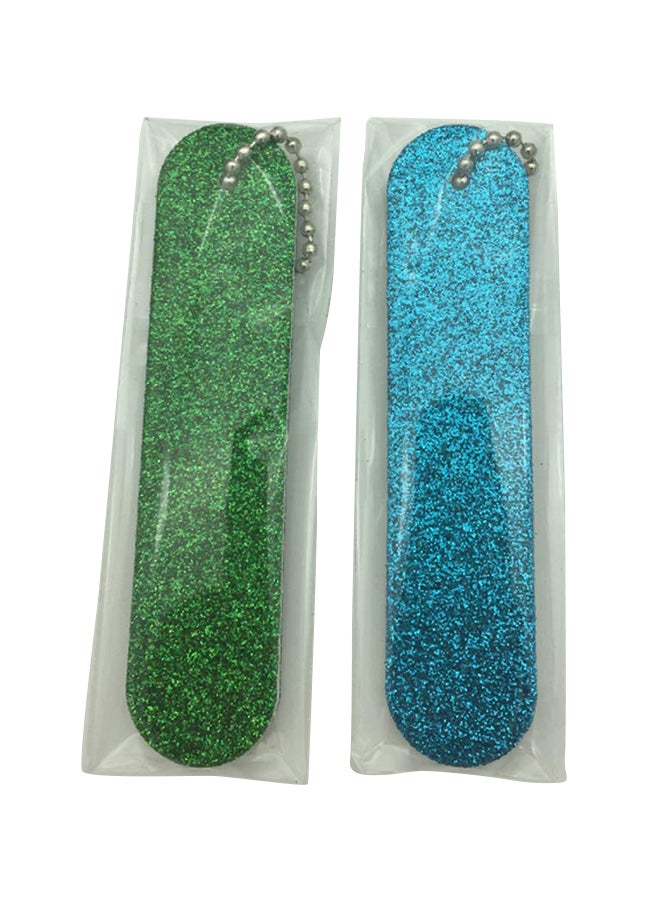 فوسايدي طقم مبرد أظافر احترافي بوجهين مكون من 10 قطع أزرق / أخضر - Image 2