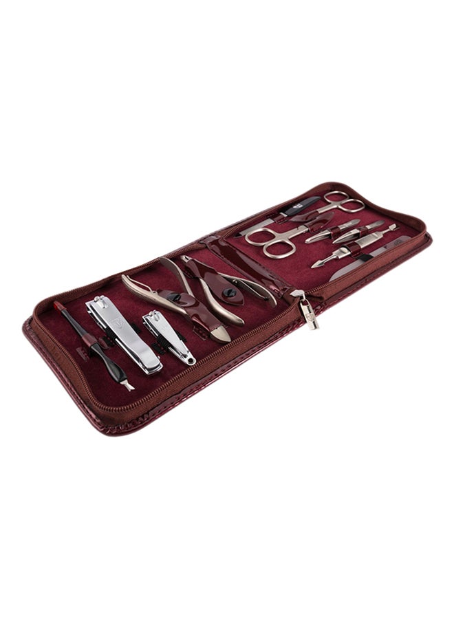 3 Swords Germany 12-Piece Manicure Pedicure Grooming Set With Case Multicolour - Image 2