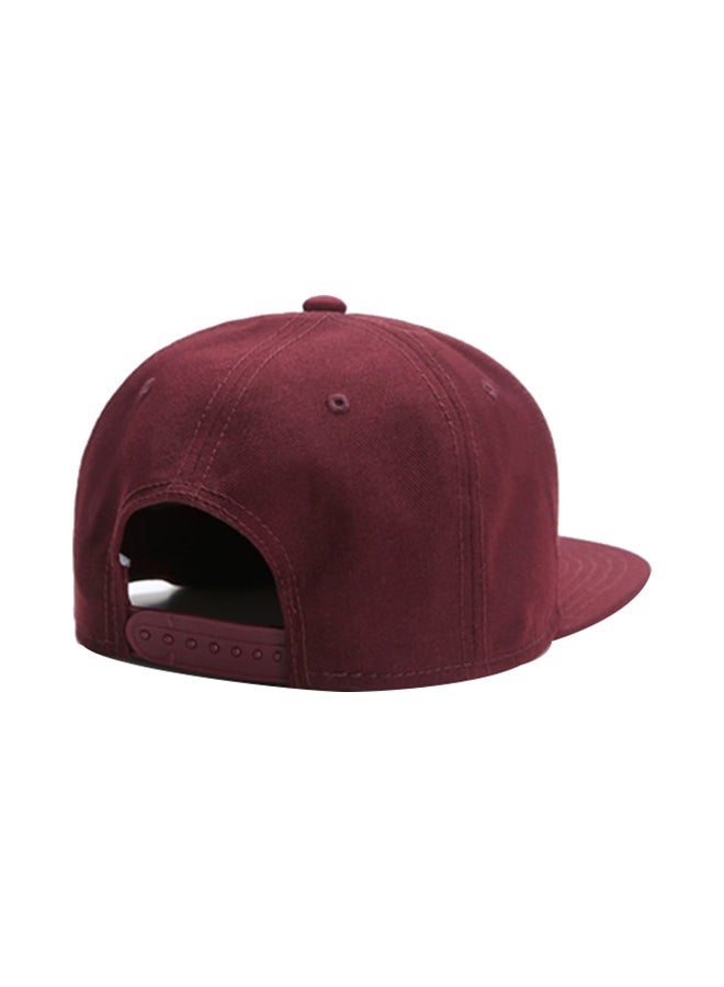 Beauenty Outdoor Cotton Blends Baseball Cap Maroon/White  - Image 2