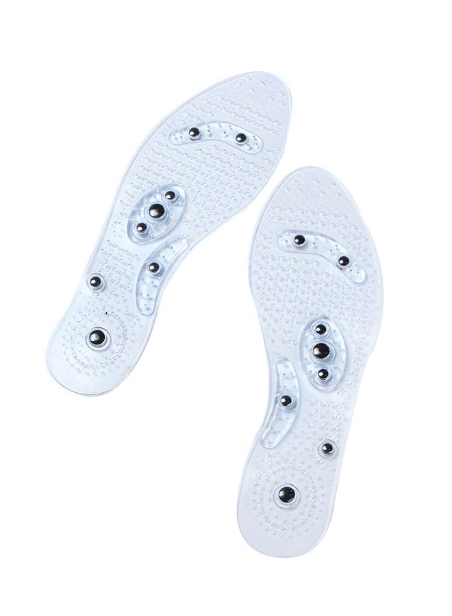 Magnetic Massage Insole Pair Clear