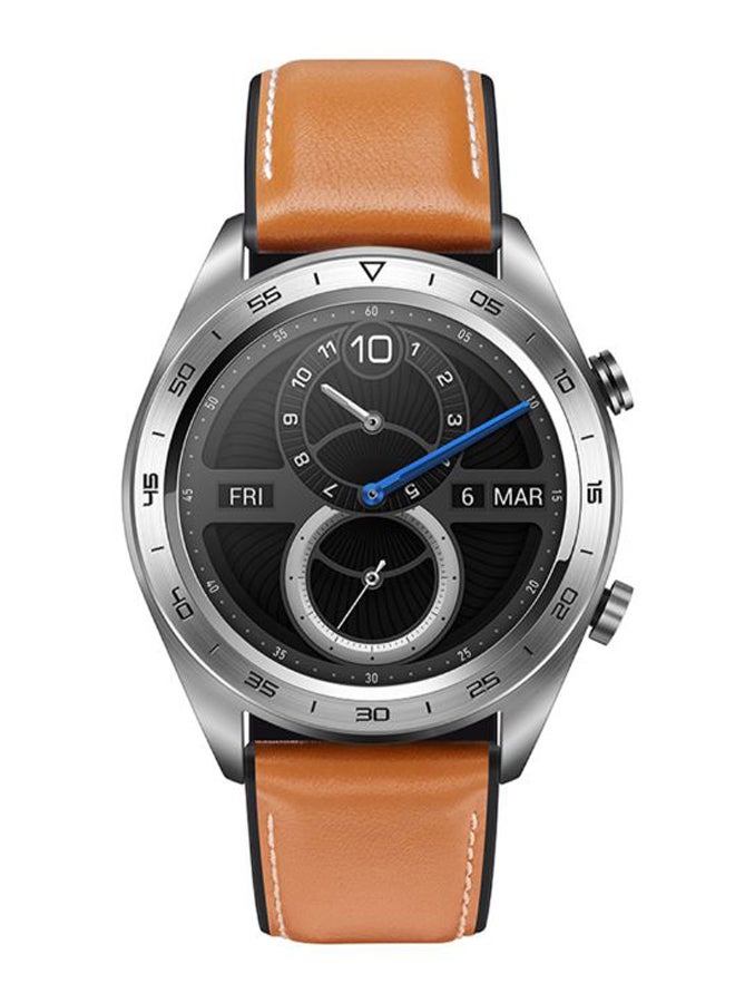 هونور ساعة ذكية مع مراقب لنبضات القلب وعداد الخطى فضي/بني - Image 1