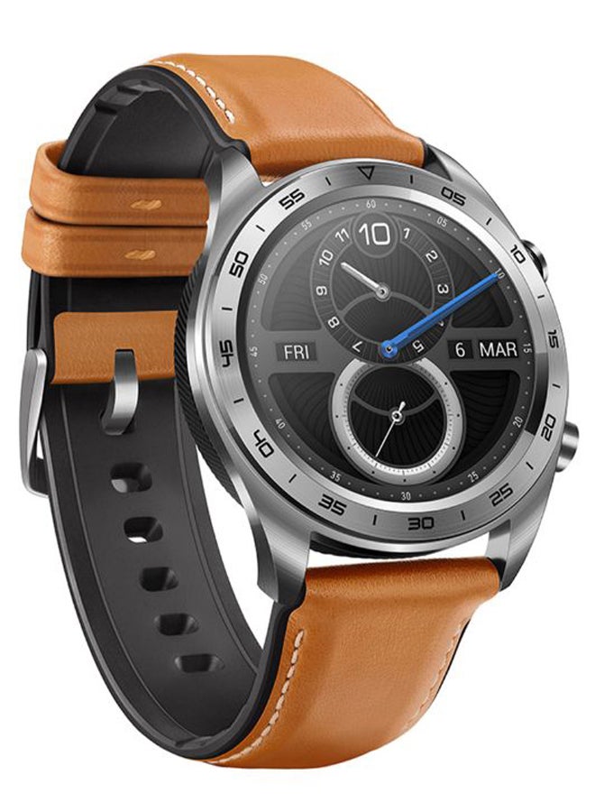 هونور ساعة ذكية مع مراقب لنبضات القلب وعداد الخطى فضي/بني - Image 2