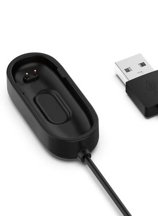 USB Magnetic Chargers For Xiaomi MI Band 4 20centimeter Black/Silver  - Image 2
