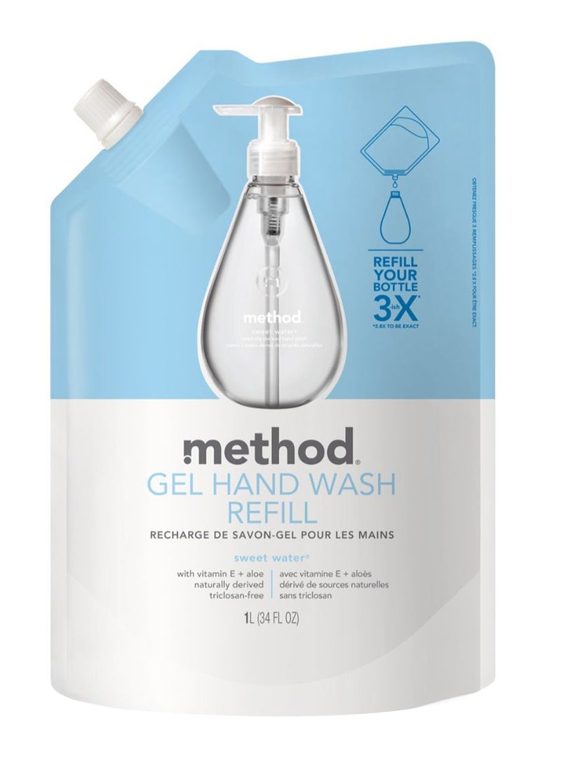 Method Sweet Water Flavour Hand Soap Refill
