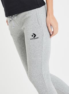 CONVERSE Star Chevron Embroidered Joggers Grey  - Image 4