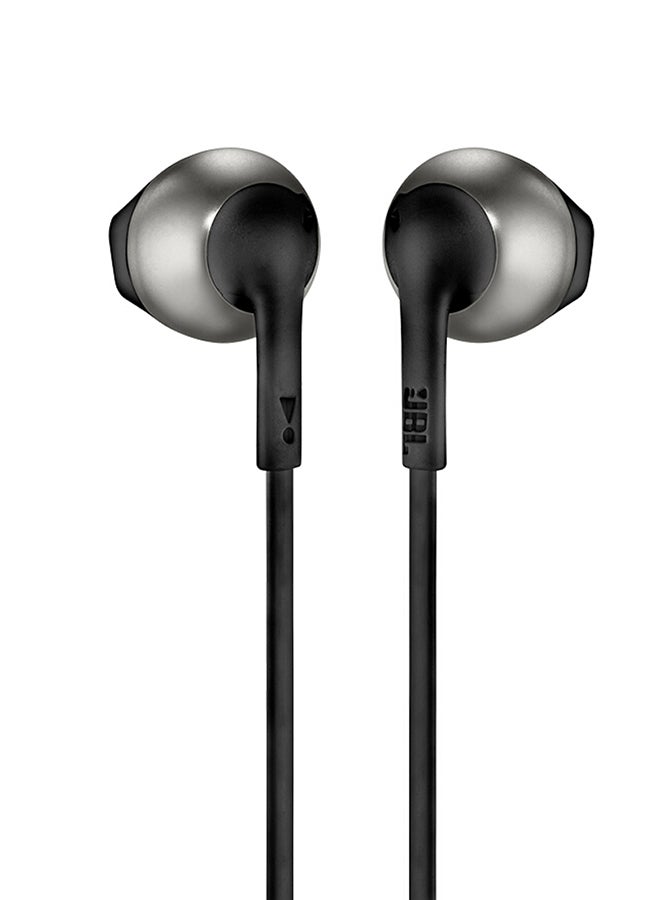 JBL - T205 Stereo Wired In-Ear Earphone Black - Image 1