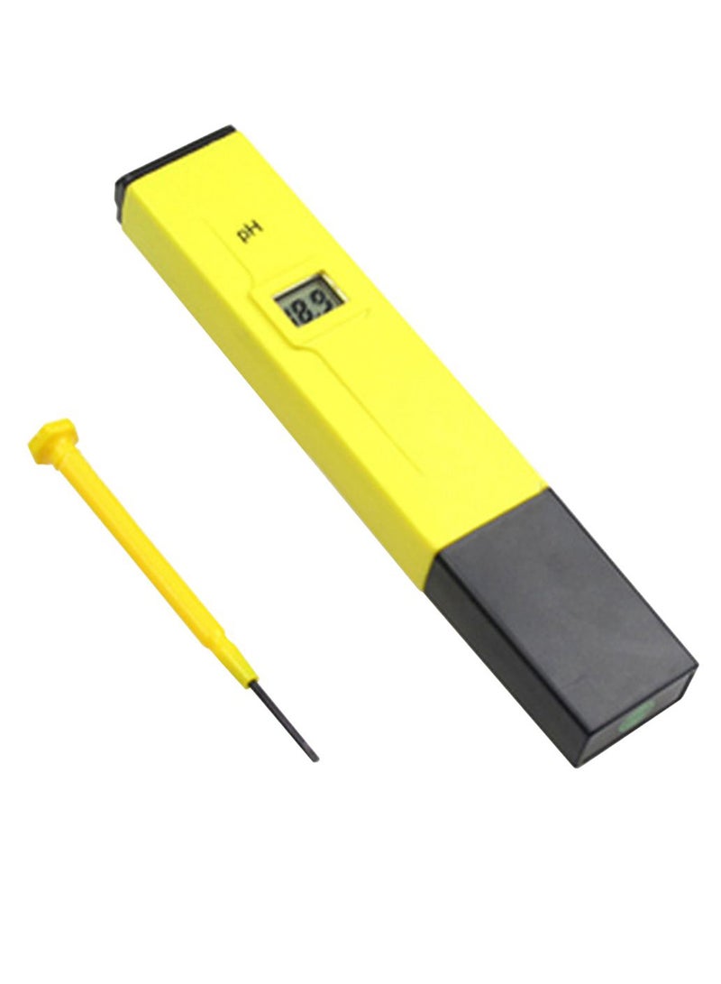Generic Digital PH Meter Tester With Screwdriver Yellow/Black  - Image 1