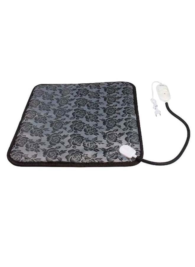 Generic Waterproof Heating Indoor Warming Mat Grey/Black 45 x 45cm 