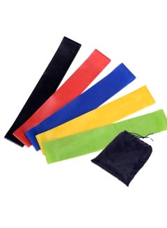 5-Piece Yoga Exercise Band Set With Storage Bag - v1580644754/N34152893A_2