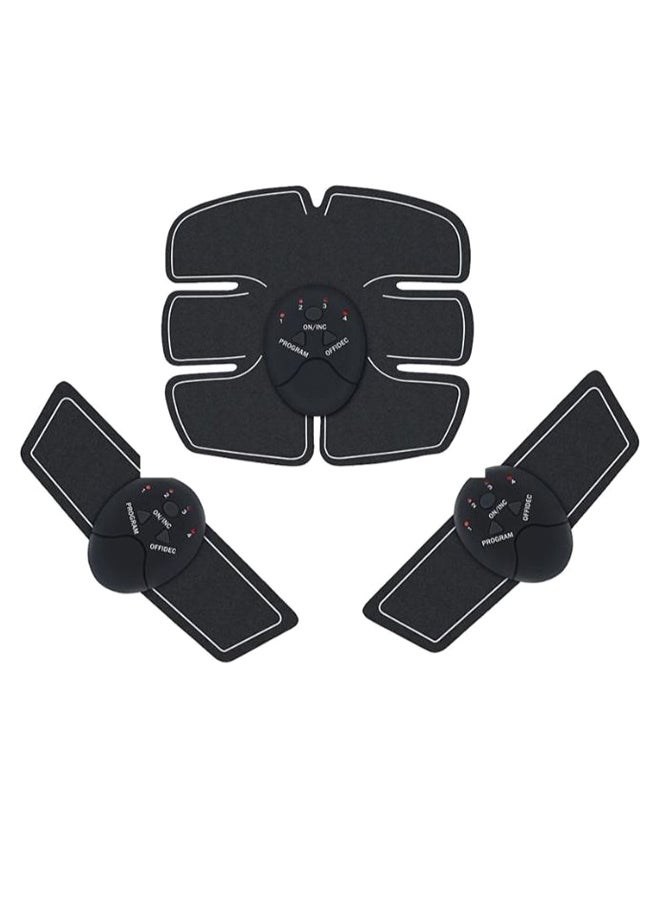 3-Piece Abdominal Toning Electric Stimulator Set