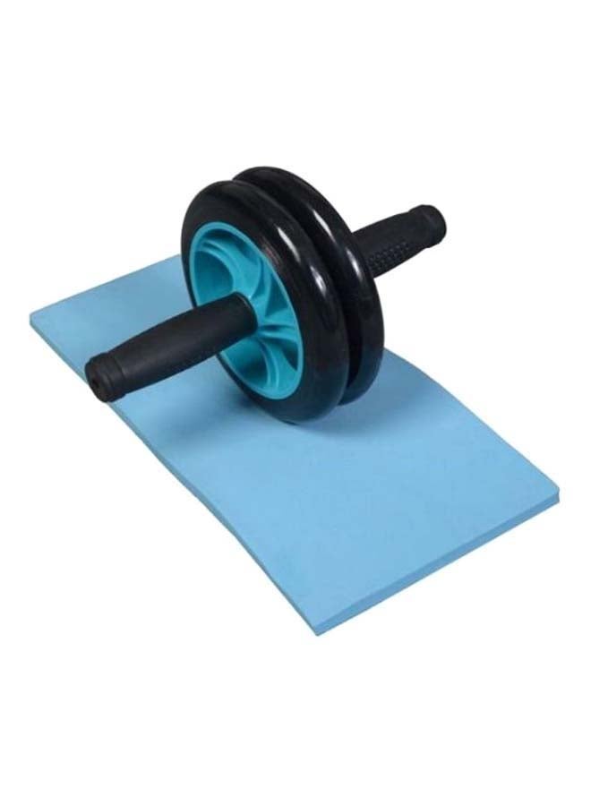 AB Dual-Wheel Exercise Roller With Knee Pad - Image 1