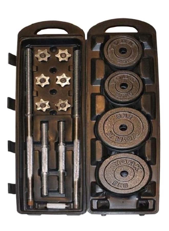 Pair Of 2 Integrated Exercise Dumbbell Kit 50kg - Image 1