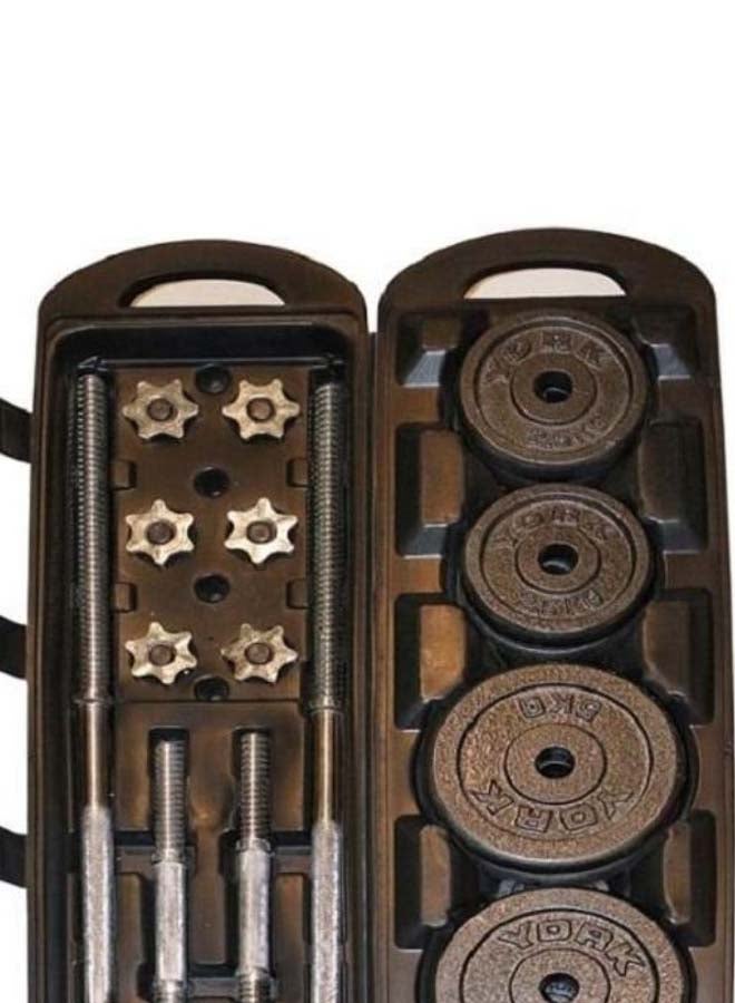 Pair Of 2 Integrated Exercise Dumbbell Kit 50kg - Image 2