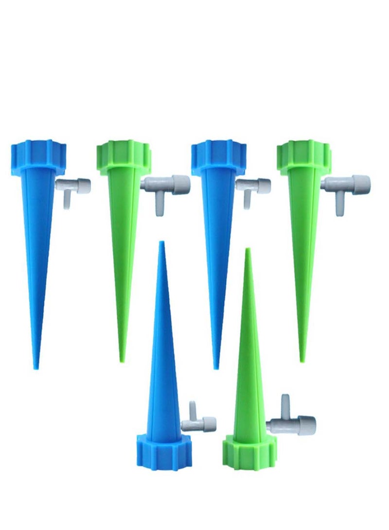 Generic 6-Piece Automatic Plant Waterer Device Irrigation Dripper Set Green/Blue  - Image 1