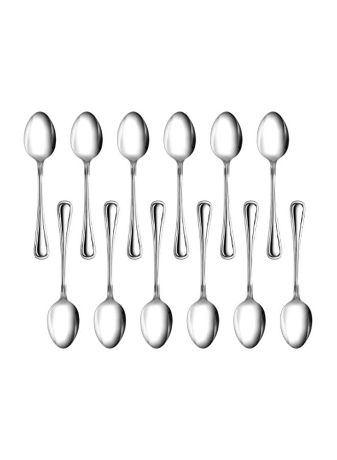 12-Piece Spoon Set Silver 9x2x1.5inch - v1580652671/N34186467A_1