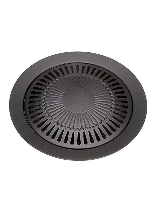 Smokeless Stovetop Barbecue Grill Black 13inch