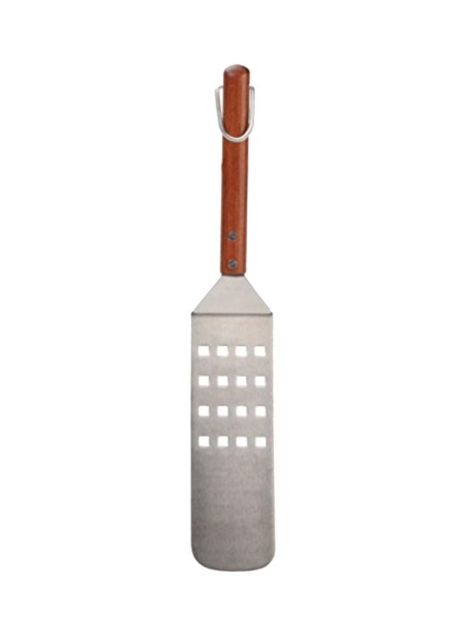 RSVP International - Stainless Steel Spatula Silver/Brown 16.25inch - Image 1