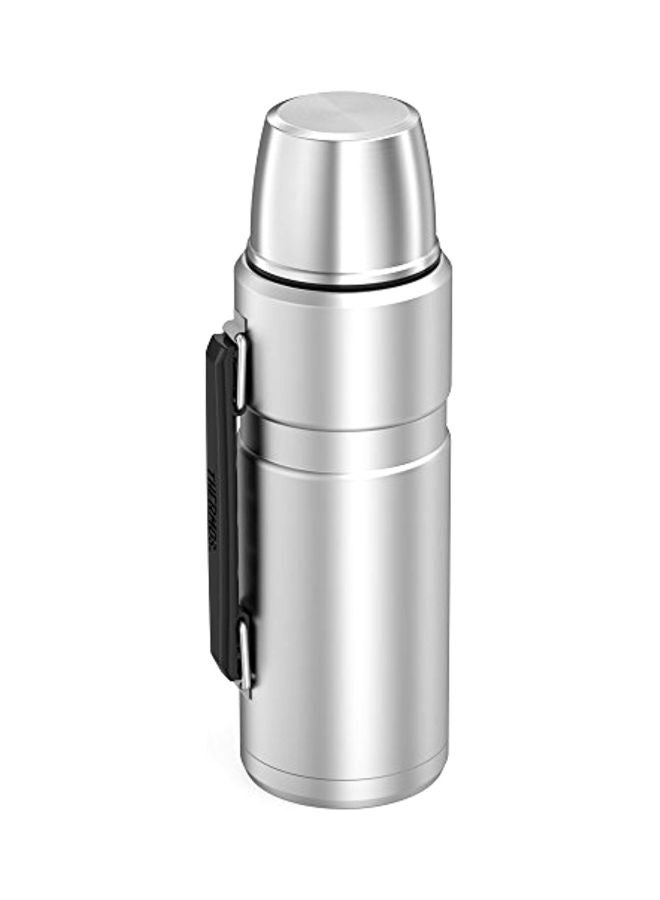 Stainless Steel Water Bottle Silver/Black - v1580653246/N34193130A_3