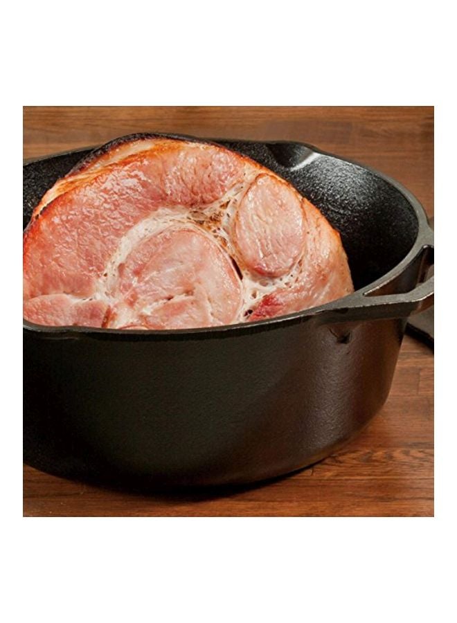 LODGE Cast Iron Dutch Oven Black  - Image 5