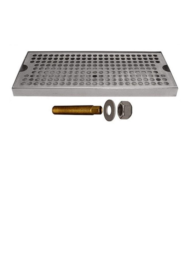 Kegco Stainless Steel Drip Tray Brushed Stainless Steel 12inch - Image 2