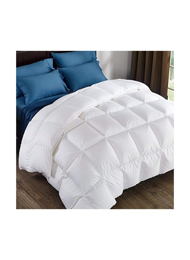 puredown - Cotton Comforter White 90x98inch - Image 1