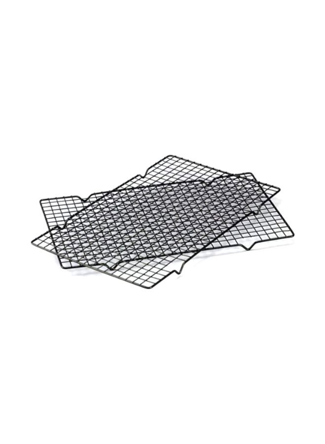 Good Cook 2-Piece Cooling Rack Set Black 16x0.8x10inch  - Image 2