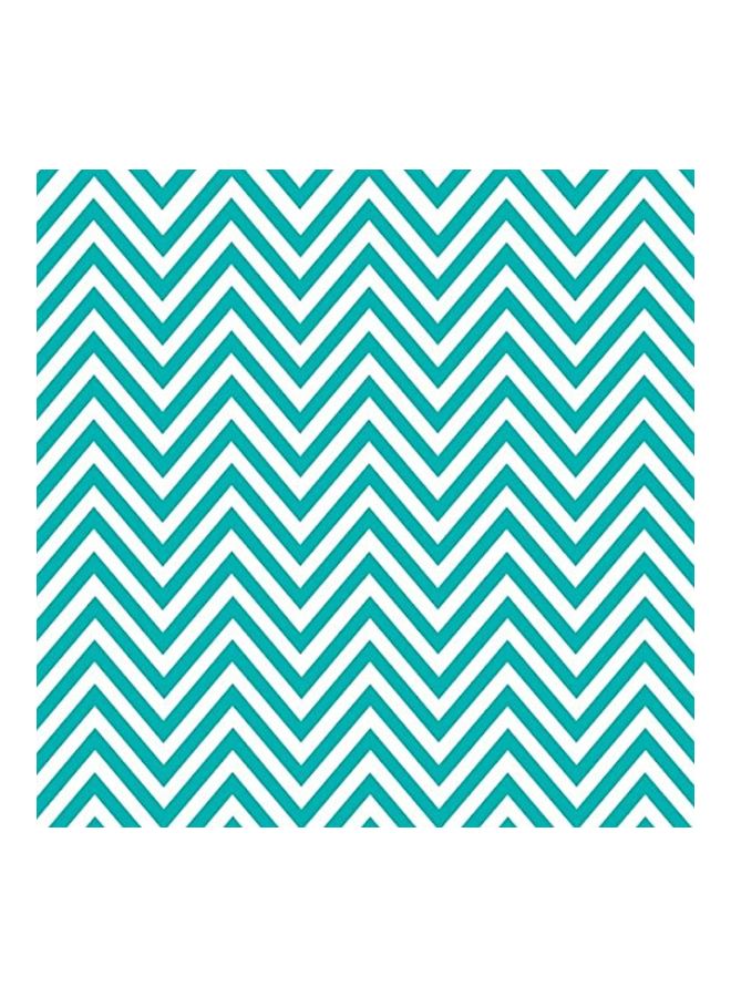 Con-Tact Brand - Adhesive Vinyl Shelf Liner Chevron Aqua 720x18inch - Image 1