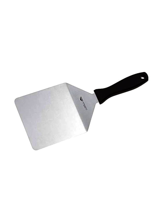 Paderno World Cuisine Stainless Steel Turner Silver/Black 7.5inch - Image 1