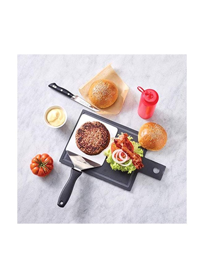 Paderno World Cuisine Stainless Steel Turner Silver/Black 7.5inch - Image 2