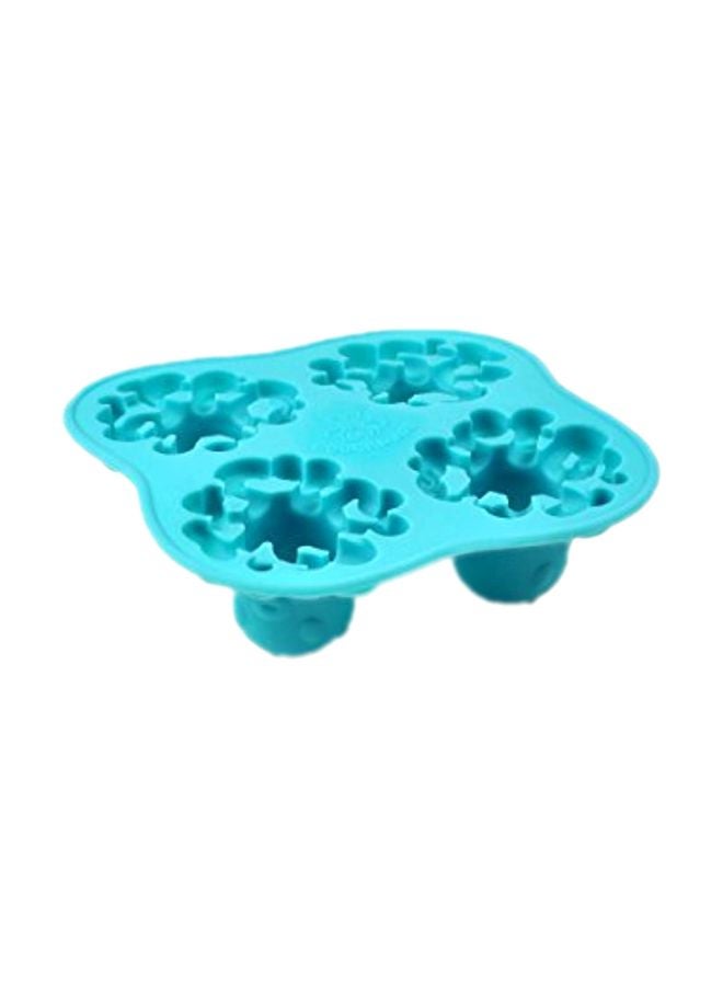 Fred & Friends Octopus Designed Ice Tray Blue 5.2x5.2x1.8inch  - Image 1