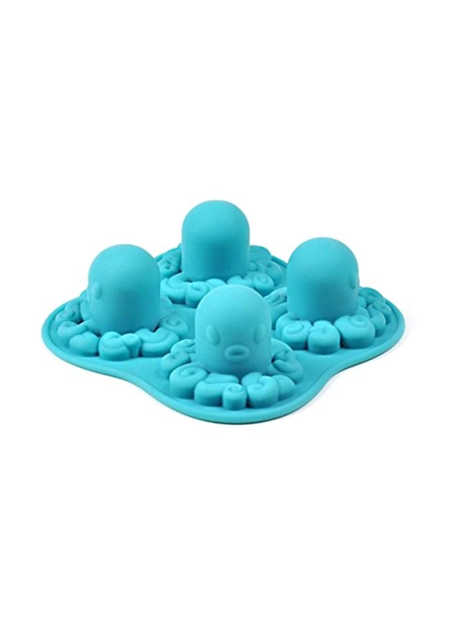 Fred & Friends Octopus Designed Ice Tray Blue 5.2x5.2x1.8inch  - Image 2