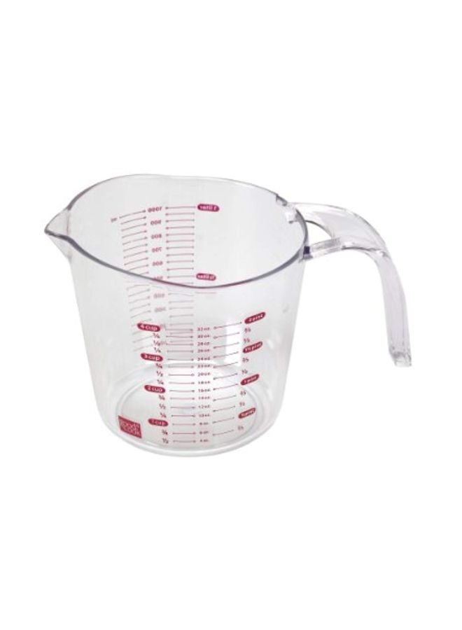 Plastic Measuring-Cup Clear/Red