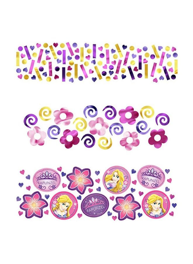 Amscan Disnep Rapunzel Confetti Banner - Image 1