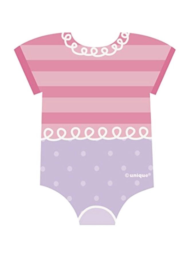 يونيك مجموعة زخارف بتصميم منقط لتزيين حفلة استقبال المولود مكونة من 24 قطعة طراز 61801 - Image 2