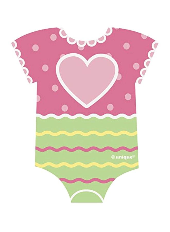 يونيك مجموعة زخارف بتصميم منقط لتزيين حفلة استقبال المولود مكونة من 24 قطعة طراز 61801 - Image 1